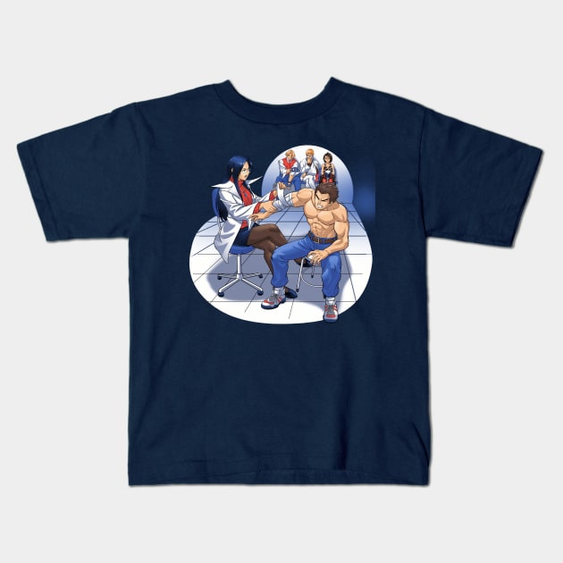 School brawl Kids T-Shirt by CoinboxTees